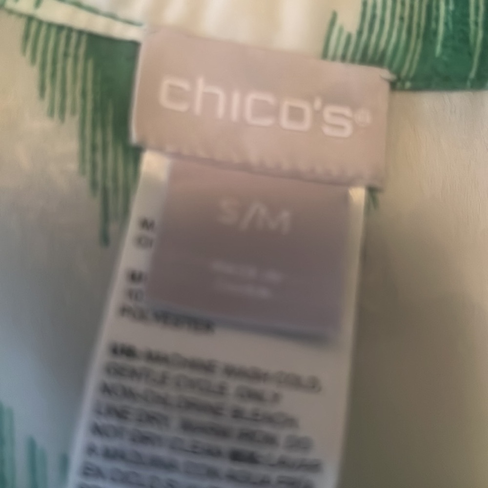 Chico’s Bead embellished  V-Neck Tunic / Puncho - Picture 6 of 7